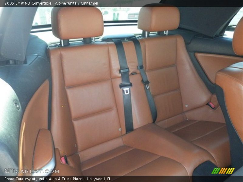 Rear Seat of 2005 M3 Convertible