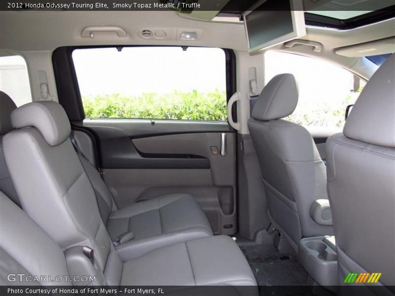 Smoky Topaz Metallic / Truffle 2012 Honda Odyssey Touring Elite