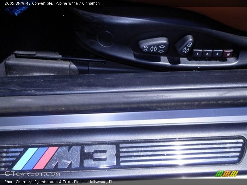 Alpine White / Cinnamon 2005 BMW M3 Convertible