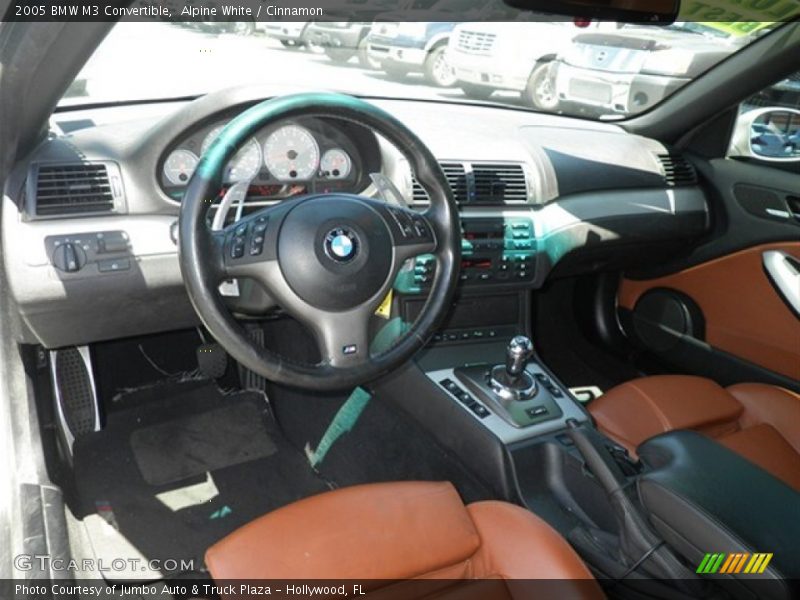 Alpine White / Cinnamon 2005 BMW M3 Convertible