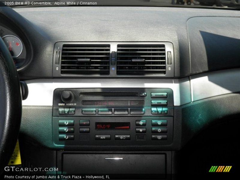 Alpine White / Cinnamon 2005 BMW M3 Convertible