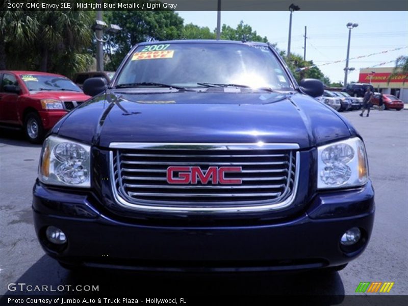 Midnight Blue Metallic / Light Gray 2007 GMC Envoy SLE