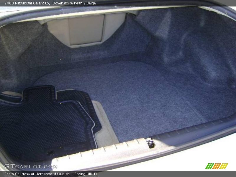 Dover White Pearl / Beige 2008 Mitsubishi Galant ES