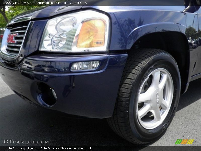 Midnight Blue Metallic / Light Gray 2007 GMC Envoy SLE