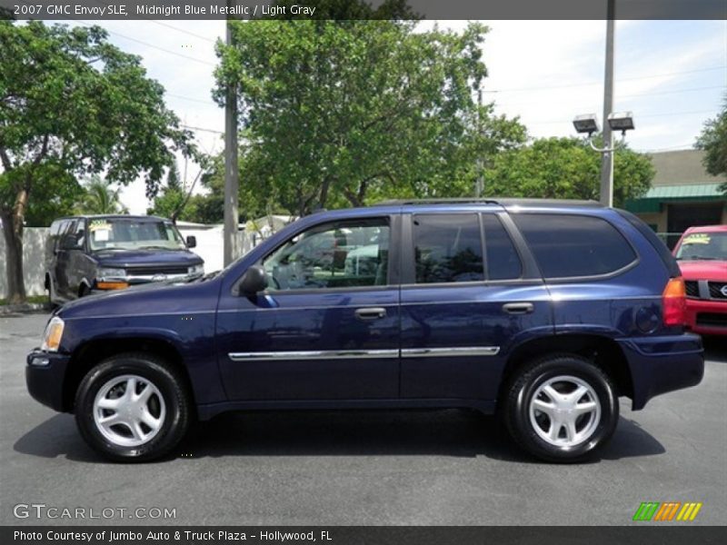 Midnight Blue Metallic / Light Gray 2007 GMC Envoy SLE