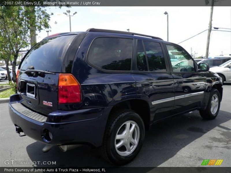 Midnight Blue Metallic / Light Gray 2007 GMC Envoy SLE