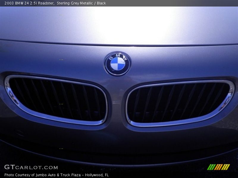 Sterling Grey Metallic / Black 2003 BMW Z4 2.5i Roadster