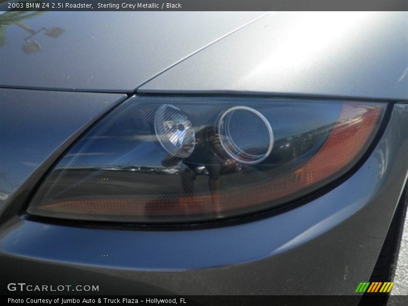 Sterling Grey Metallic / Black 2003 BMW Z4 2.5i Roadster