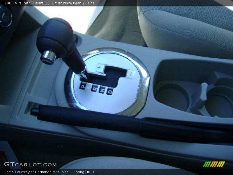Dover White Pearl / Beige 2008 Mitsubishi Galant ES