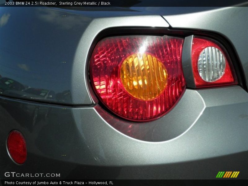 Sterling Grey Metallic / Black 2003 BMW Z4 2.5i Roadster