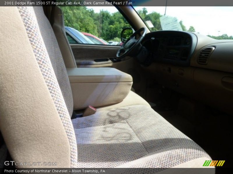Dark Garnet Red Pearl / Tan 2001 Dodge Ram 1500 ST Regular Cab 4x4