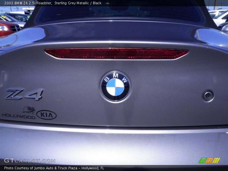 Sterling Grey Metallic / Black 2003 BMW Z4 2.5i Roadster