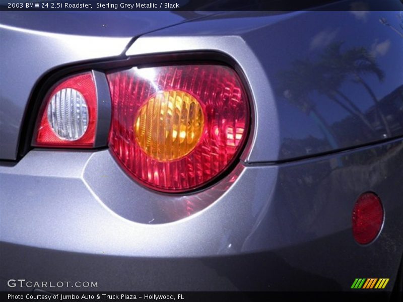 Sterling Grey Metallic / Black 2003 BMW Z4 2.5i Roadster