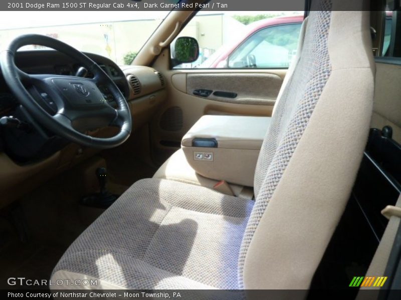 Dark Garnet Red Pearl / Tan 2001 Dodge Ram 1500 ST Regular Cab 4x4