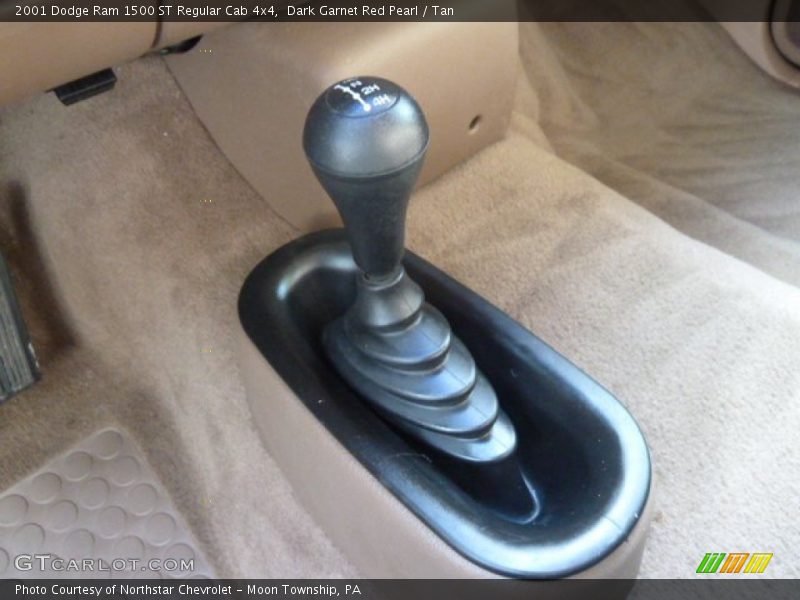 Dark Garnet Red Pearl / Tan 2001 Dodge Ram 1500 ST Regular Cab 4x4