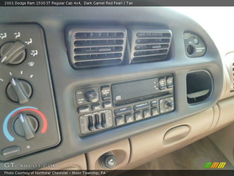 Dark Garnet Red Pearl / Tan 2001 Dodge Ram 1500 ST Regular Cab 4x4