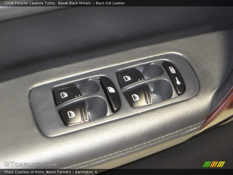 Basalt Black Metallic / Black Full Leather 2008 Porsche Cayenne Turbo