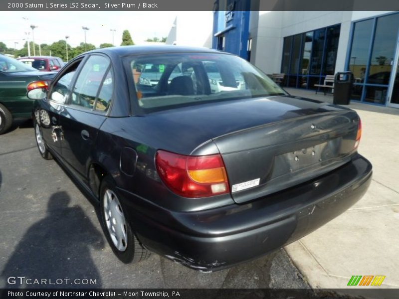 Silver Plum / Black 2000 Saturn L Series LS2 Sedan