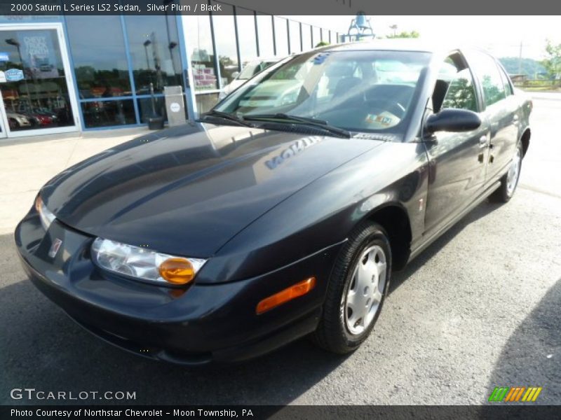 Silver Plum / Black 2000 Saturn L Series LS2 Sedan