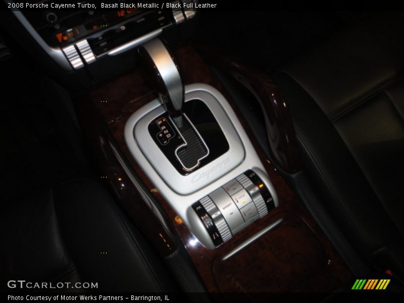Basalt Black Metallic / Black Full Leather 2008 Porsche Cayenne Turbo