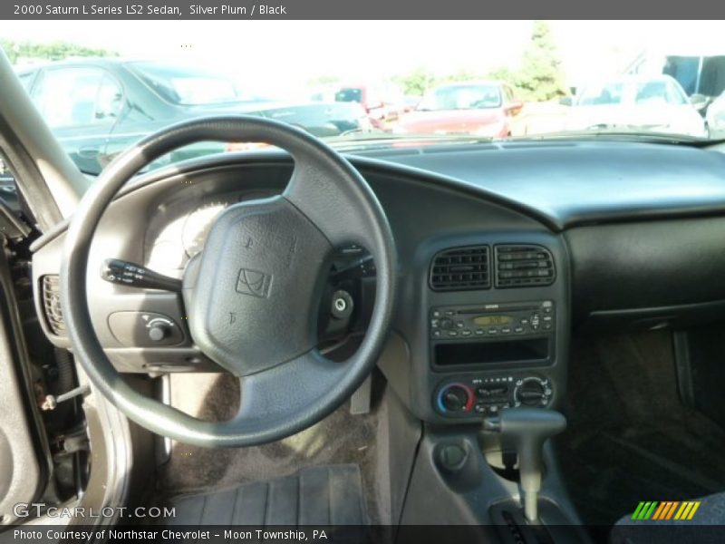 Silver Plum / Black 2000 Saturn L Series LS2 Sedan