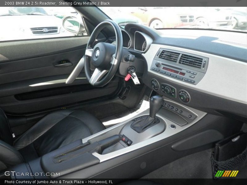 Sterling Grey Metallic / Black 2003 BMW Z4 2.5i Roadster