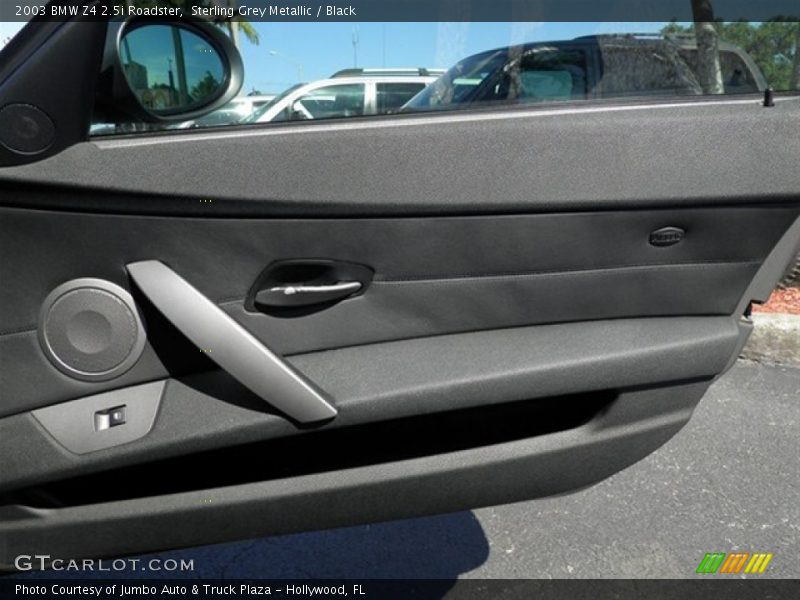 Sterling Grey Metallic / Black 2003 BMW Z4 2.5i Roadster