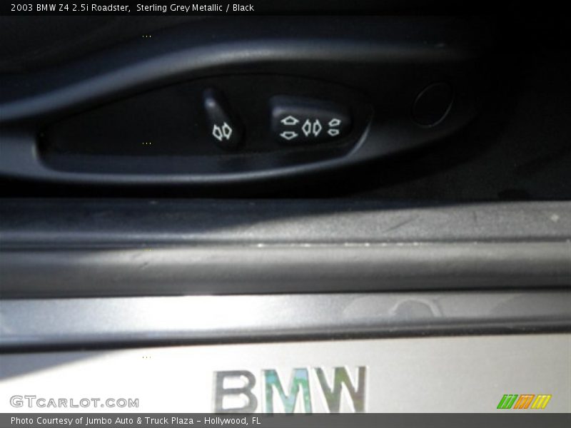 Sterling Grey Metallic / Black 2003 BMW Z4 2.5i Roadster