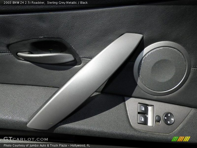Sterling Grey Metallic / Black 2003 BMW Z4 2.5i Roadster
