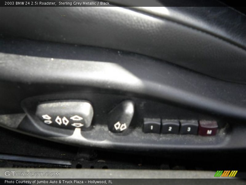 Sterling Grey Metallic / Black 2003 BMW Z4 2.5i Roadster