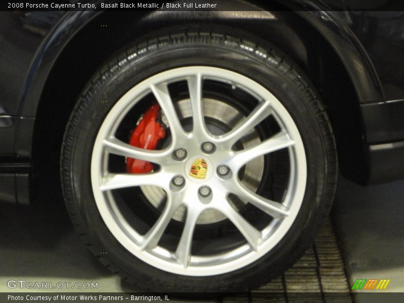 Basalt Black Metallic / Black Full Leather 2008 Porsche Cayenne Turbo