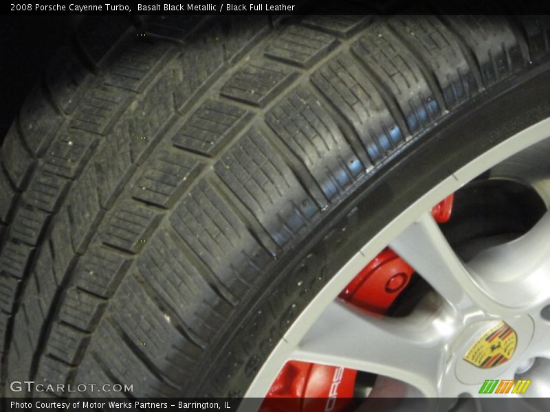Basalt Black Metallic / Black Full Leather 2008 Porsche Cayenne Turbo