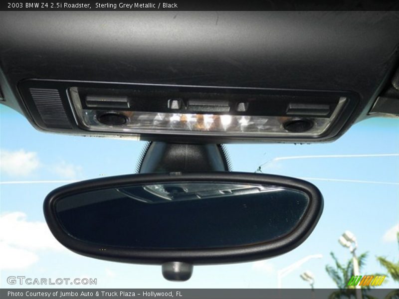 Sterling Grey Metallic / Black 2003 BMW Z4 2.5i Roadster