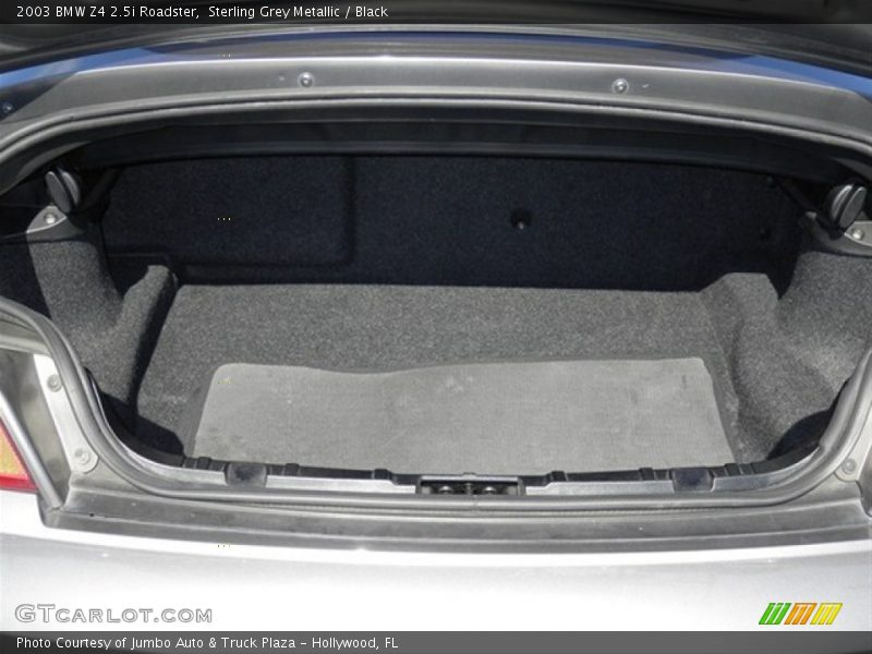 Sterling Grey Metallic / Black 2003 BMW Z4 2.5i Roadster