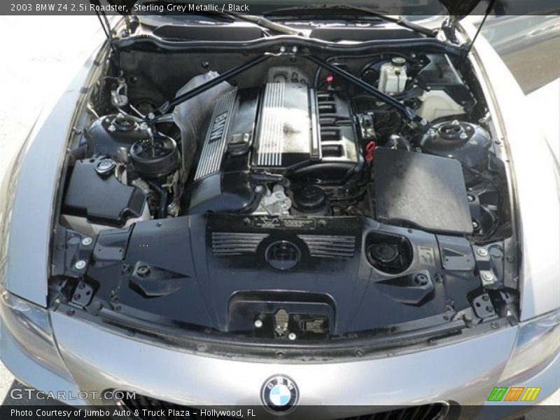 Sterling Grey Metallic / Black 2003 BMW Z4 2.5i Roadster