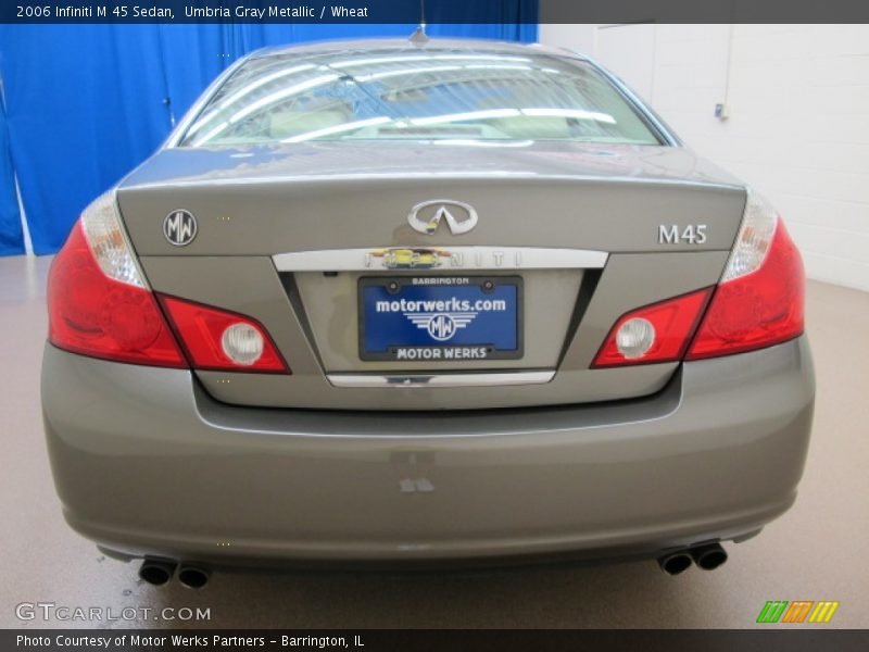 Umbria Gray Metallic / Wheat 2006 Infiniti M 45 Sedan