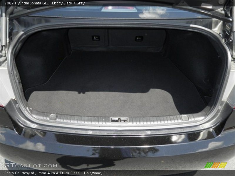 Ebony Black / Gray 2007 Hyundai Sonata GLS