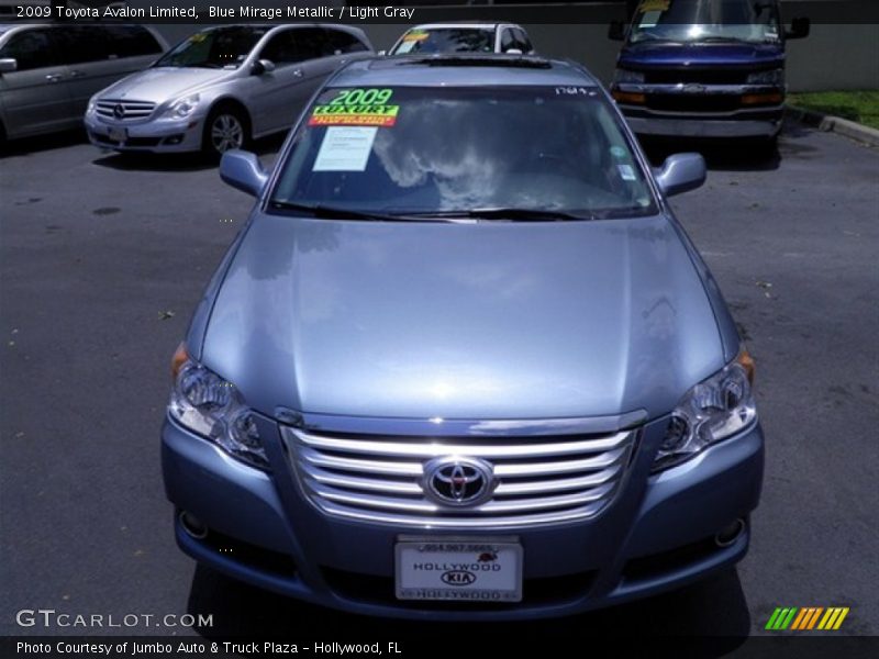 Blue Mirage Metallic / Light Gray 2009 Toyota Avalon Limited