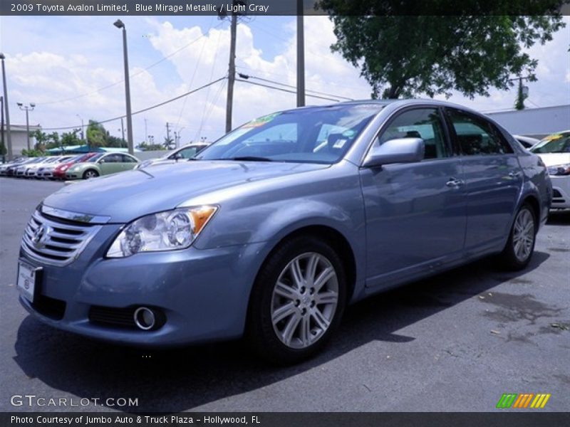 Blue Mirage Metallic / Light Gray 2009 Toyota Avalon Limited