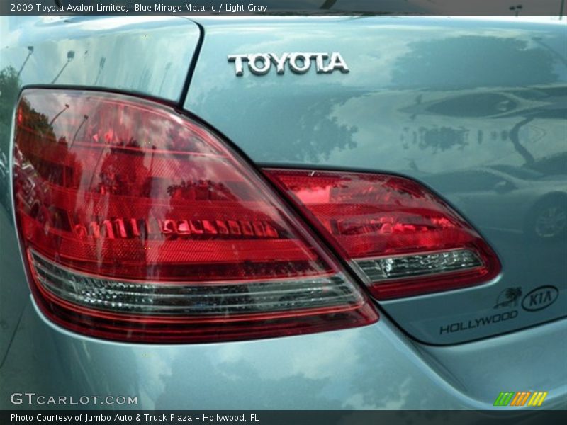 Blue Mirage Metallic / Light Gray 2009 Toyota Avalon Limited