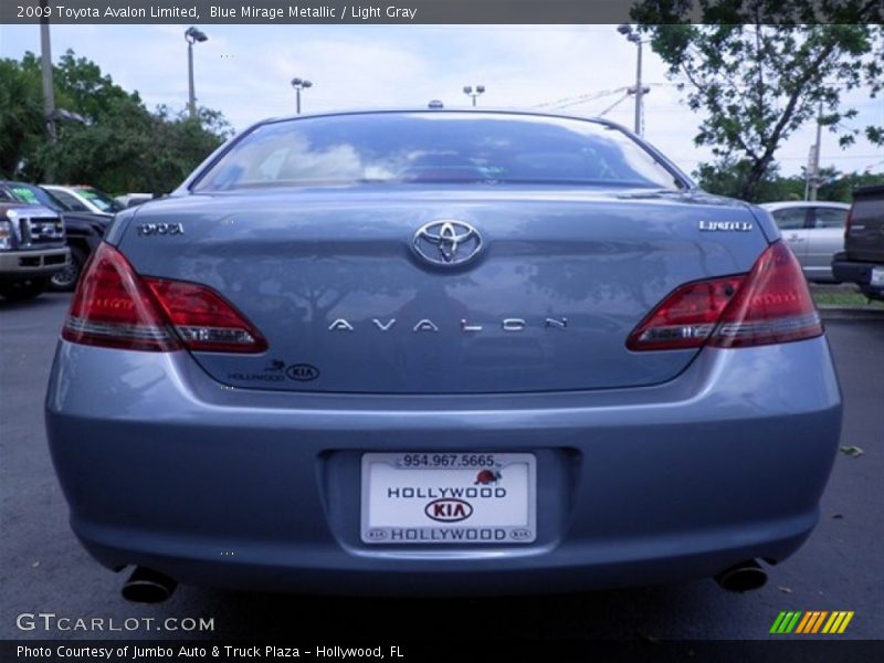 Blue Mirage Metallic / Light Gray 2009 Toyota Avalon Limited
