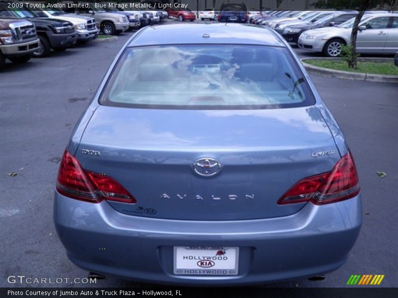 Blue Mirage Metallic / Light Gray 2009 Toyota Avalon Limited