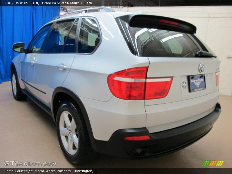Titanium Silver Metallic / Black 2007 BMW X5 3.0si