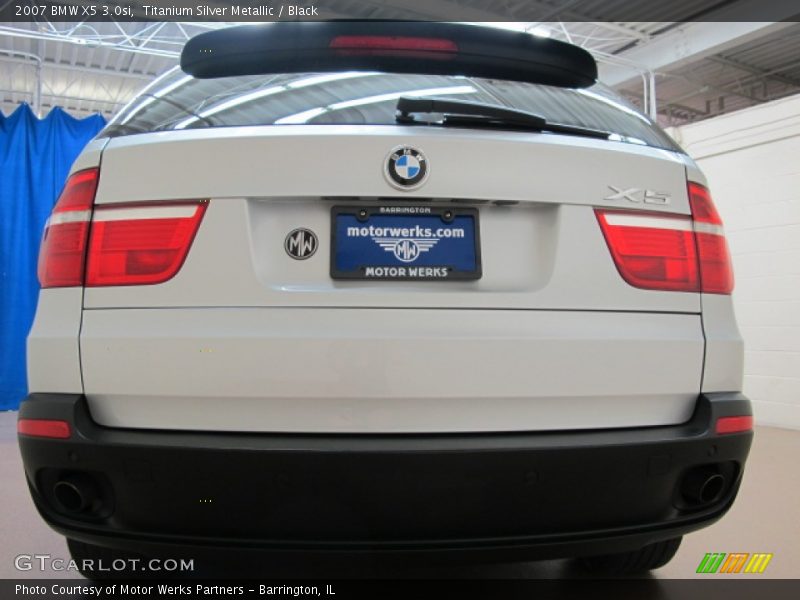 Titanium Silver Metallic / Black 2007 BMW X5 3.0si