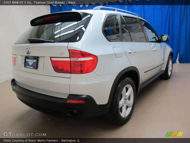 Titanium Silver Metallic / Black 2007 BMW X5 3.0si