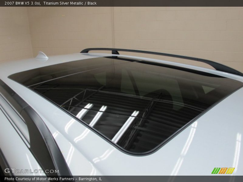 Titanium Silver Metallic / Black 2007 BMW X5 3.0si