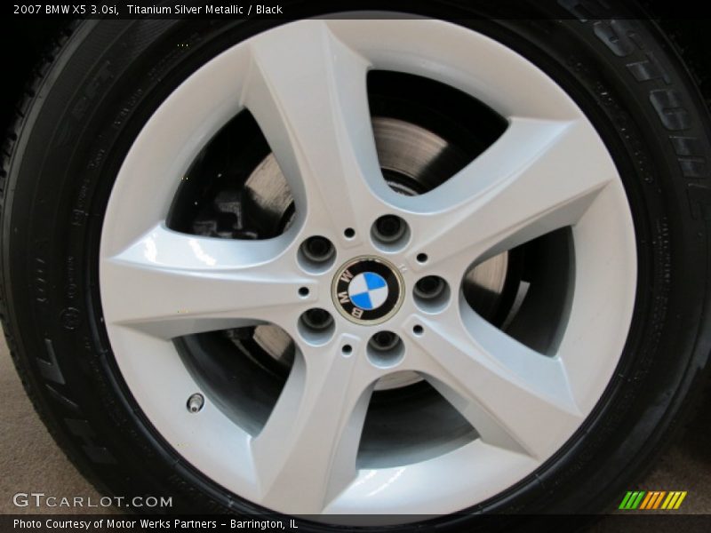 Titanium Silver Metallic / Black 2007 BMW X5 3.0si