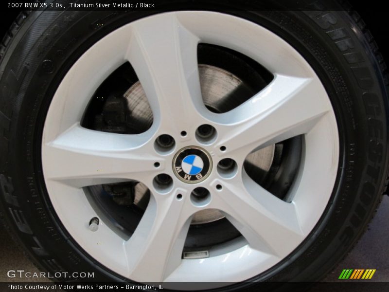 Titanium Silver Metallic / Black 2007 BMW X5 3.0si