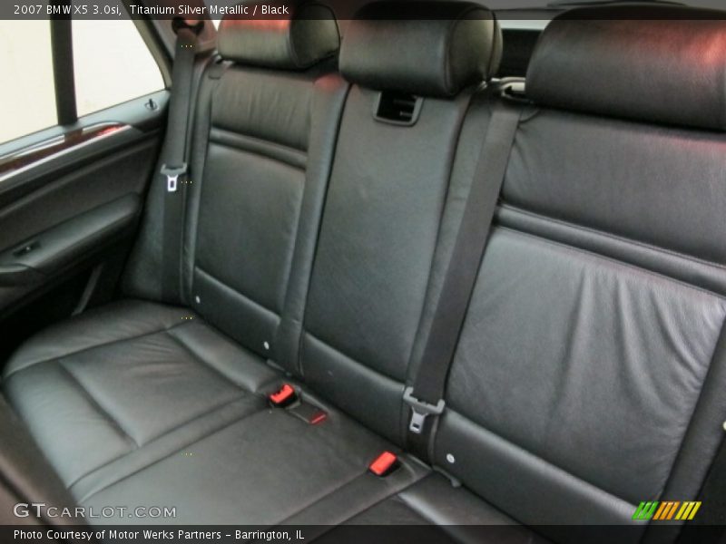 Titanium Silver Metallic / Black 2007 BMW X5 3.0si