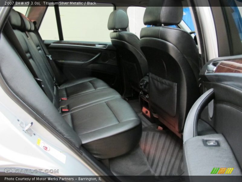 Titanium Silver Metallic / Black 2007 BMW X5 3.0si